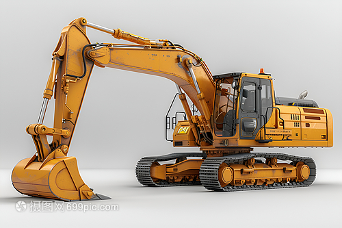 黃色挖掘機 建筑工程中的關鍵機械制造